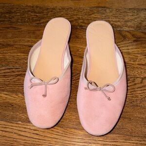 J. Crew Pink Suede Valentines Flats 7
